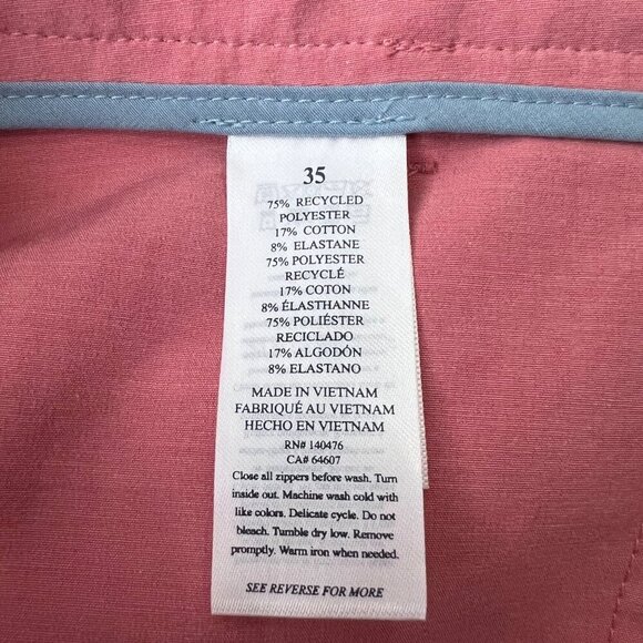 Faherty Men All day shorts , pink, Size 35 B168 - Picture 10 of 12